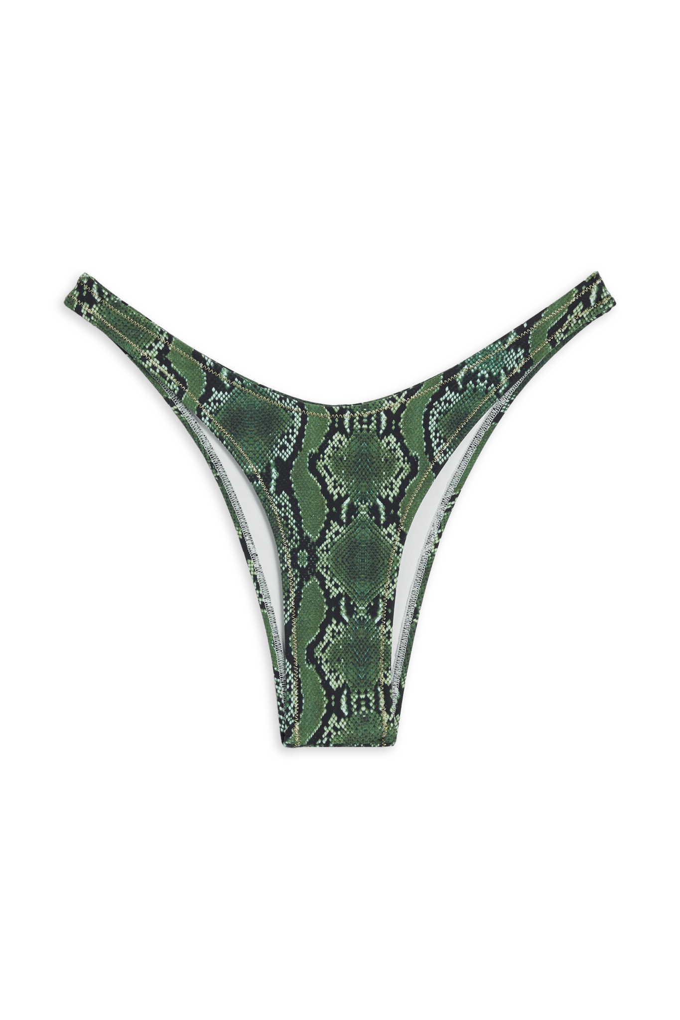 Brigitte Bikini Bottom // Texas Green Print - Reina Olga