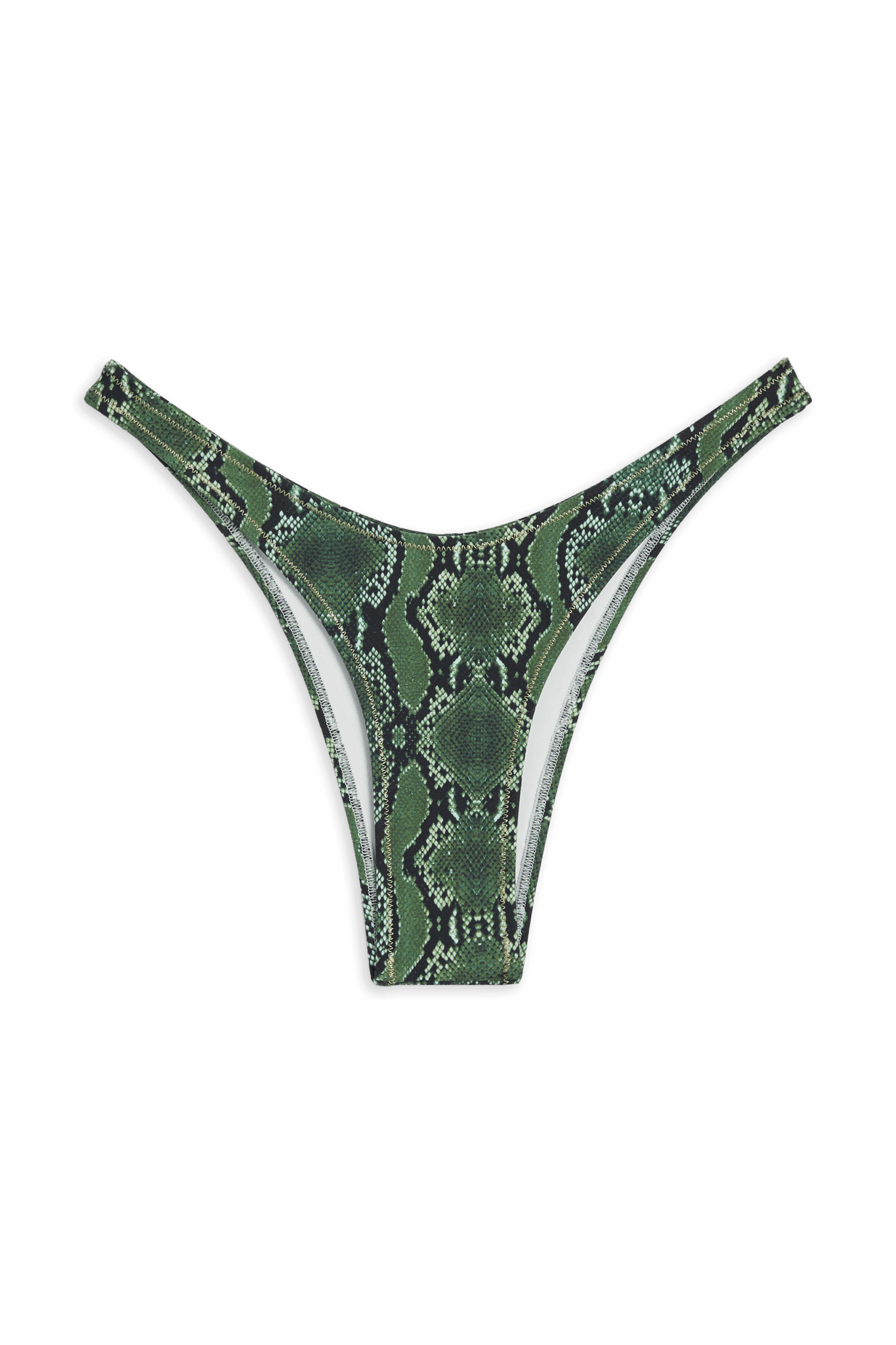 Brigitte Bikini Bottom // Texas Green Print - Reina Olga - BIKINI