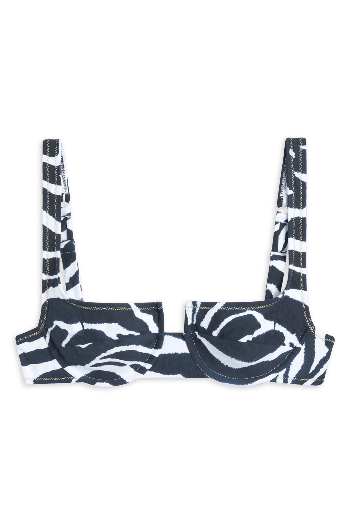 Brigitte Bikini Top // Blue Zebra - Reina Olga - BIKINI SET