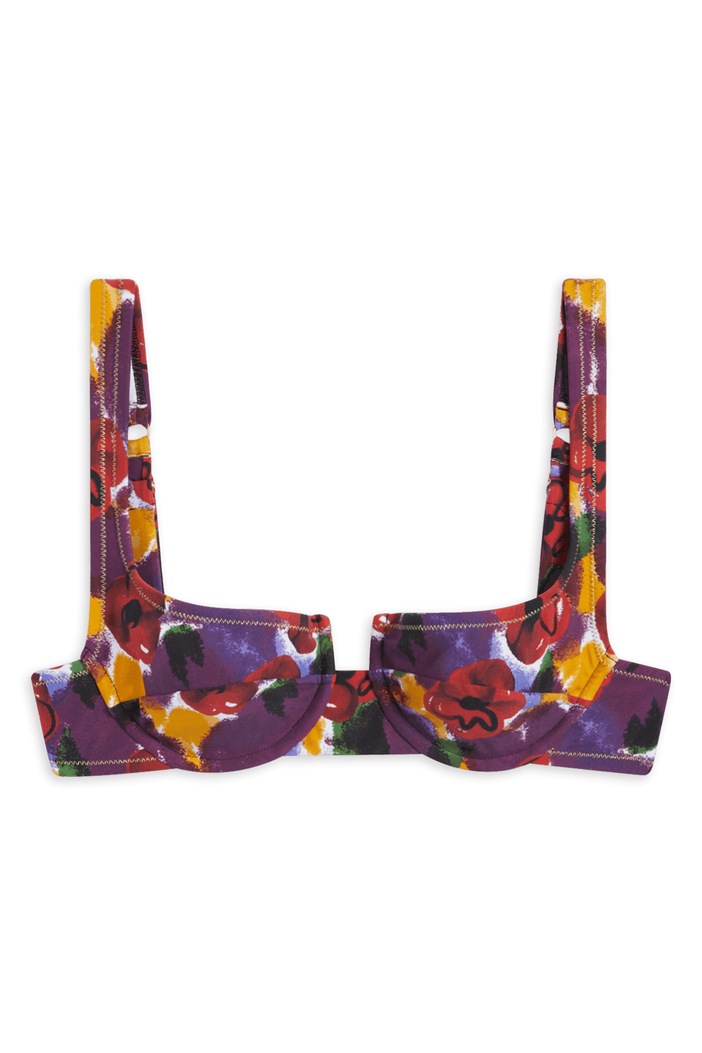 Brigitte Bikini Top // Porto Rafael Print - Reina Olga - BIKINI SET