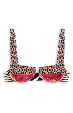 Brigitte Bikini Top // 3 Tone Tropicana - Reina Olga - BIKINI SET