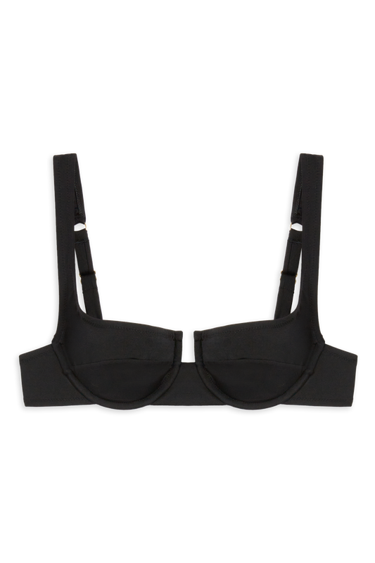 Brigitte Bikini Top // Black - Reina Olga