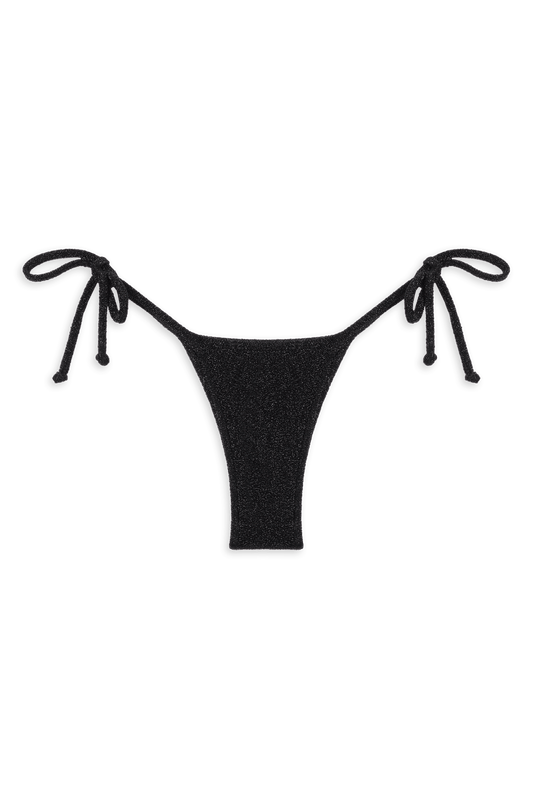 Carioca Bikini Bottom // Black lurex - Reina Olga