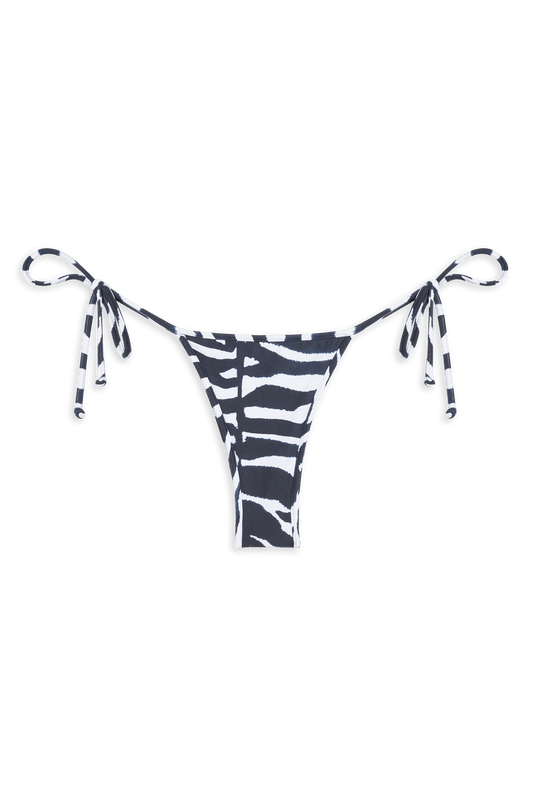 Carioca Bikini Bottom // Blue Zebra - Reina Olga