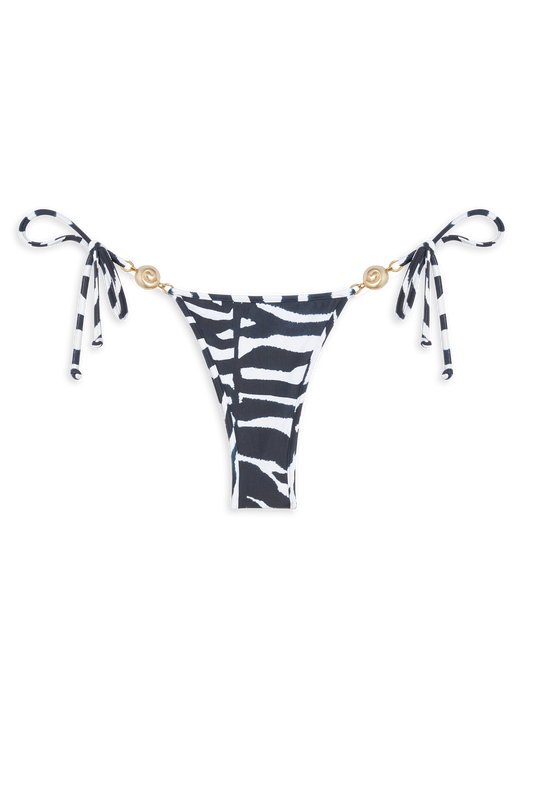 Carioca Splash Bikini Bottom // Blue Zebra - Reina Olga