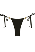 Carioca Splash Bikini Bottom // Black Shiny - Reina Olga - BIKINI SET