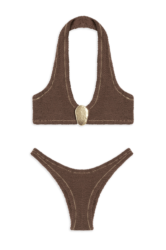 Eris Bikini SET // Brown Wood