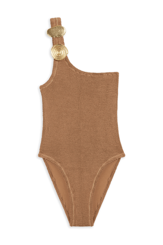 Gaia Swimsuit //  Brown Clay