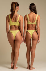 Ginny Bikini Top // Pastel Yellow - Reina Olga