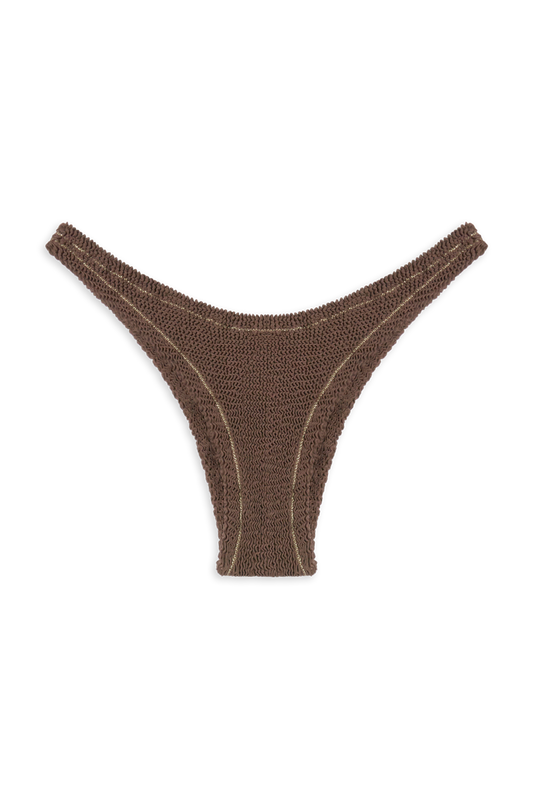 Ginny Bikini Bottom // Brown Wood - Reina Olga