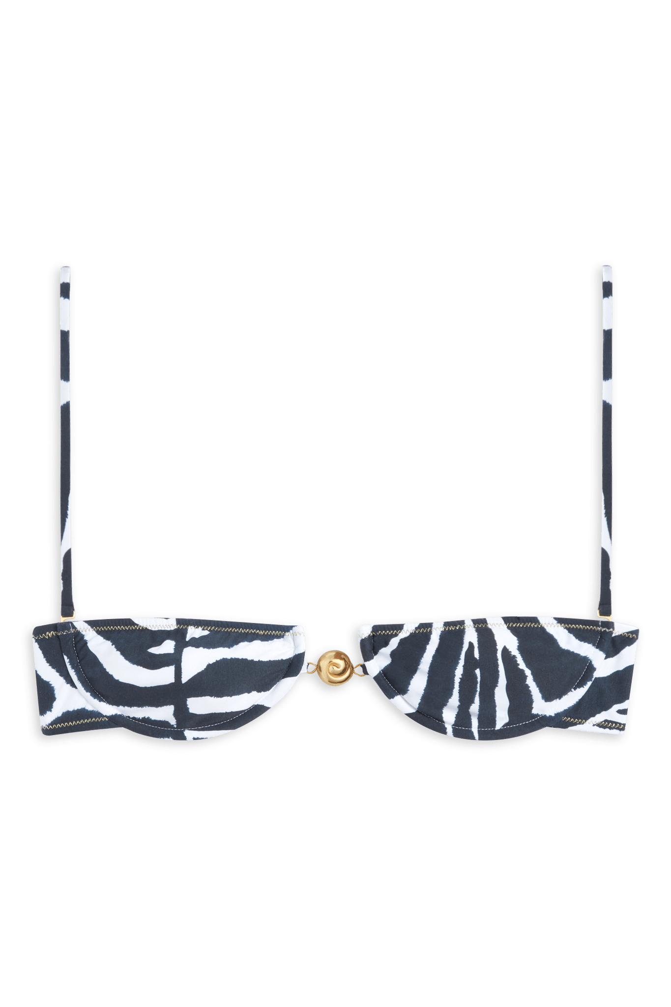 Hammond Bikini Top // Blue Zebra - Reina Olga