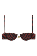 Hammond Bikini Top // Brown Tiger Print - Reina Olga - BIKINI SET