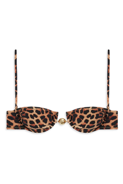 Hammond Bikini Top - Ghepardo Print | Reina Olga