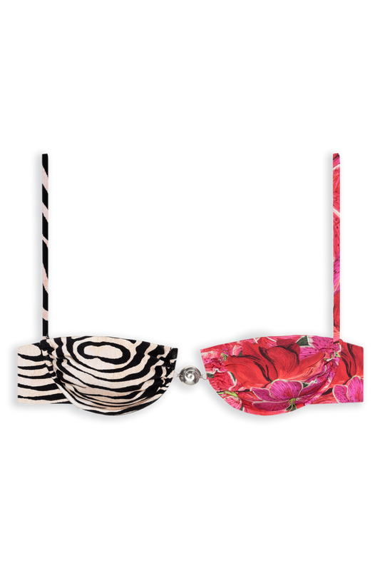 Hammond Bikini Top // 2 Tone Tropicana