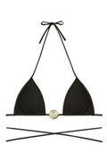 Miami Bikini Top // Black Shiny - Reina Olga - BIKINI SET