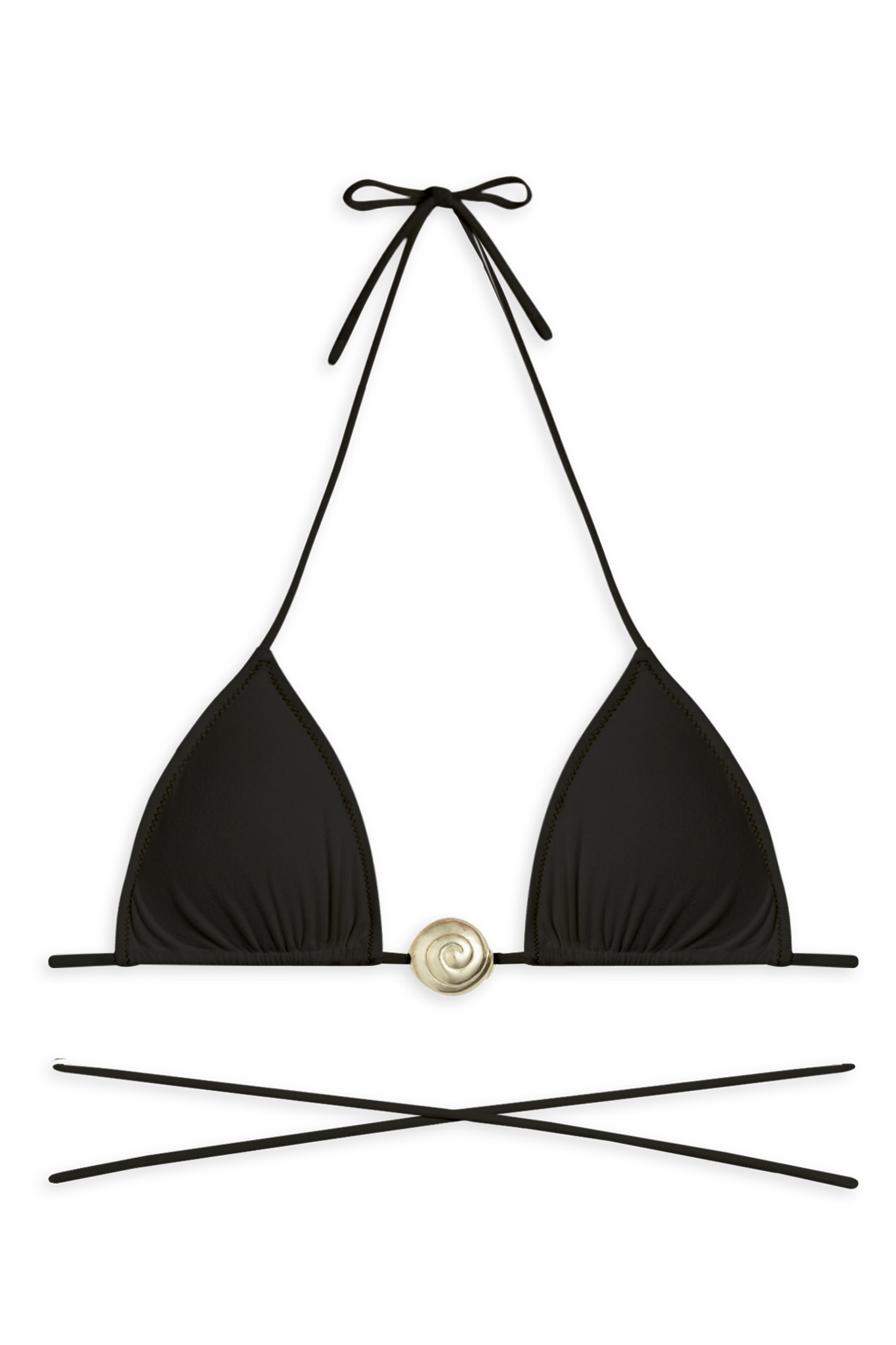 Miami Bikini Top // Black Shiny - Reina Olga - BIKINI SET