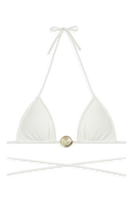 Miami Bikini Top // White Suede - Reina Olga - BIKINI SET