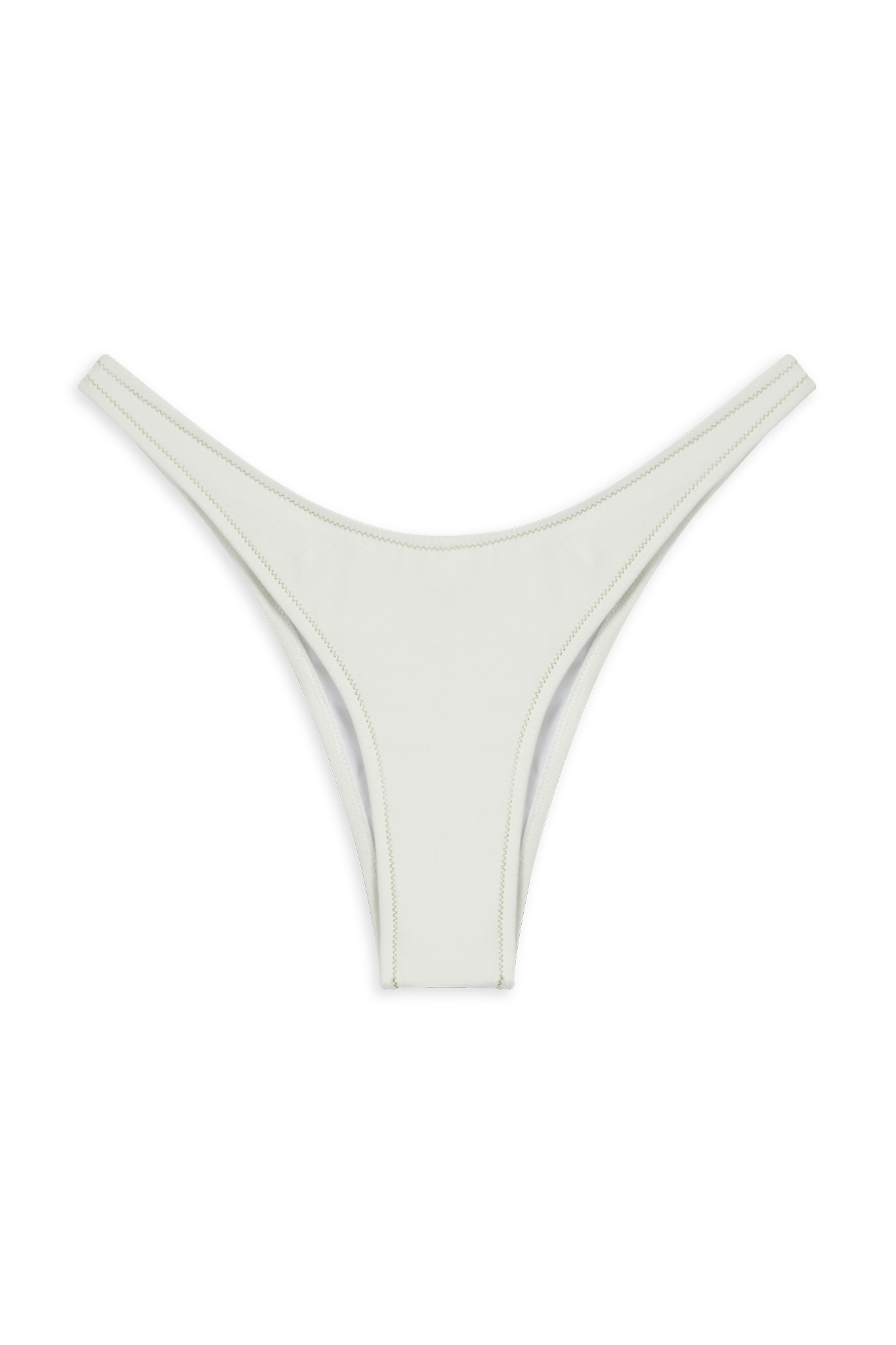 Brigitte Bikini Bottom // White Suede - Reina Olga - BIKINI