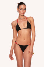 Coralli Bikini Bottom // Black Shiny - Reina Olga - BIKINI SET
