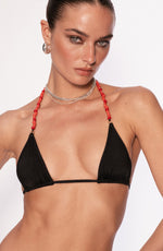 Coralli Bikini Top // Black Shiny - Reina Olga - BIKINI SET