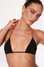Coralli Bikini Top // Black Shiny - Reina Olga - BIKINI SET