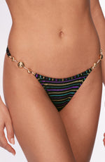 Splash Bikini Bottom // Lurex Stripe - Reina Olga - BIKINI SET