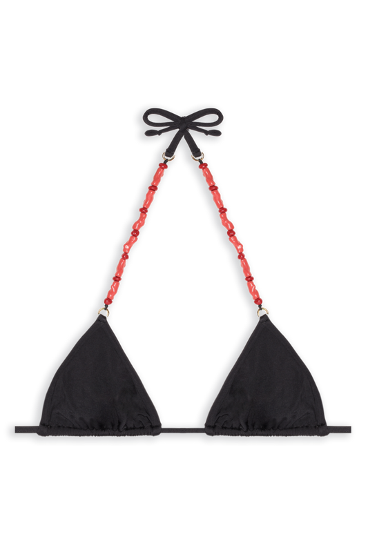 Coralli Bikini Top // Black Shiny - Reina Olga - BIKINI SET