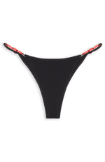 Coralli Bikini Bottom // Black Shiny - Reina Olga - BIKINI SET