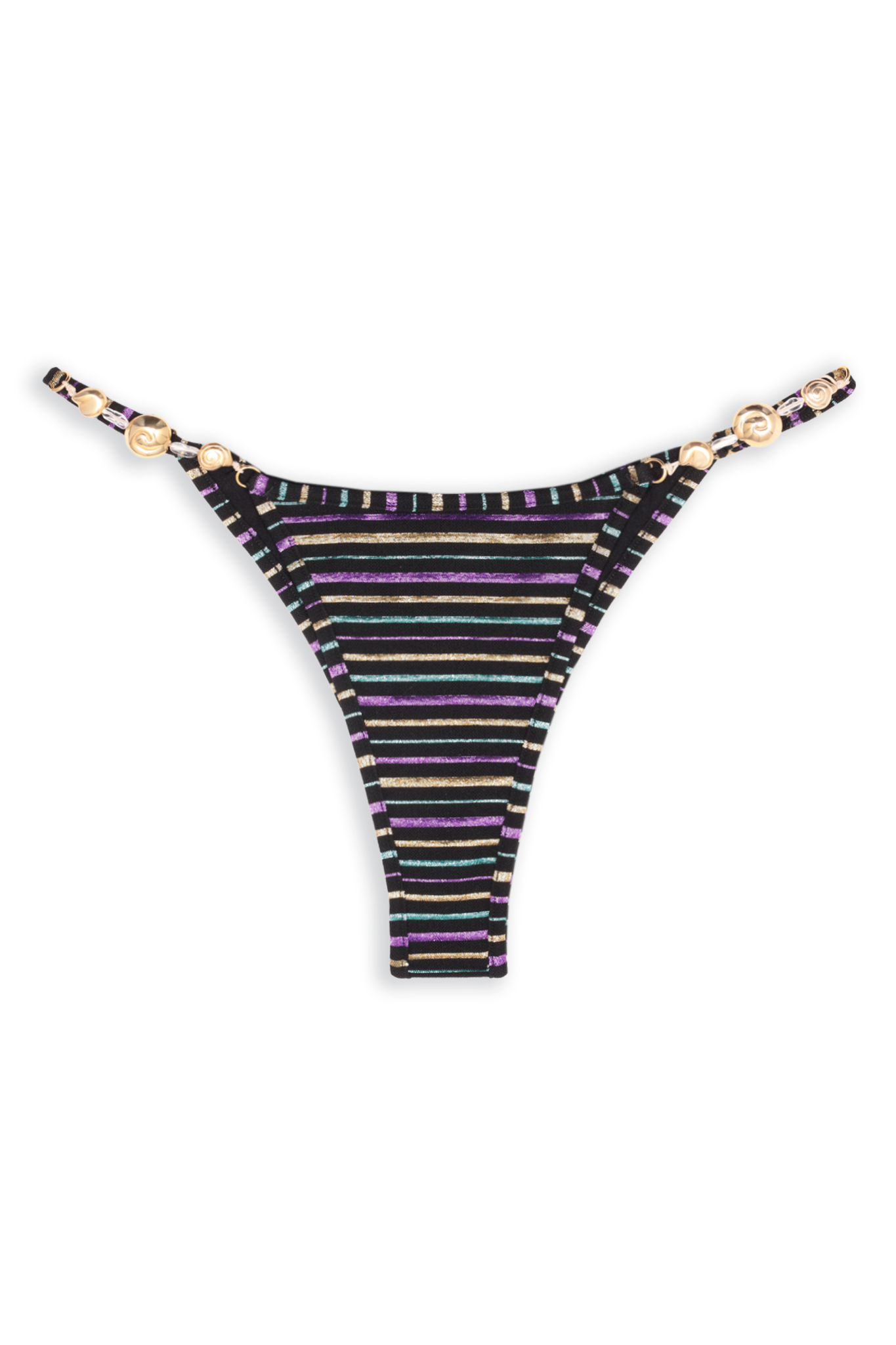 Splash Bikini Bottom // Lurex Stripe - Reina Olga - BIKINI SET
