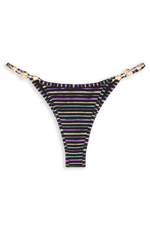 Splash Bikini Bottom // Lurex Stripe - Reina Olga - BIKINI SET