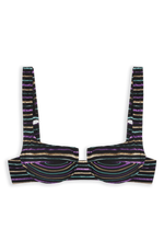 Brigitte Bikini Top // Lurex Stripe - Reina Olga - BIKINI SET