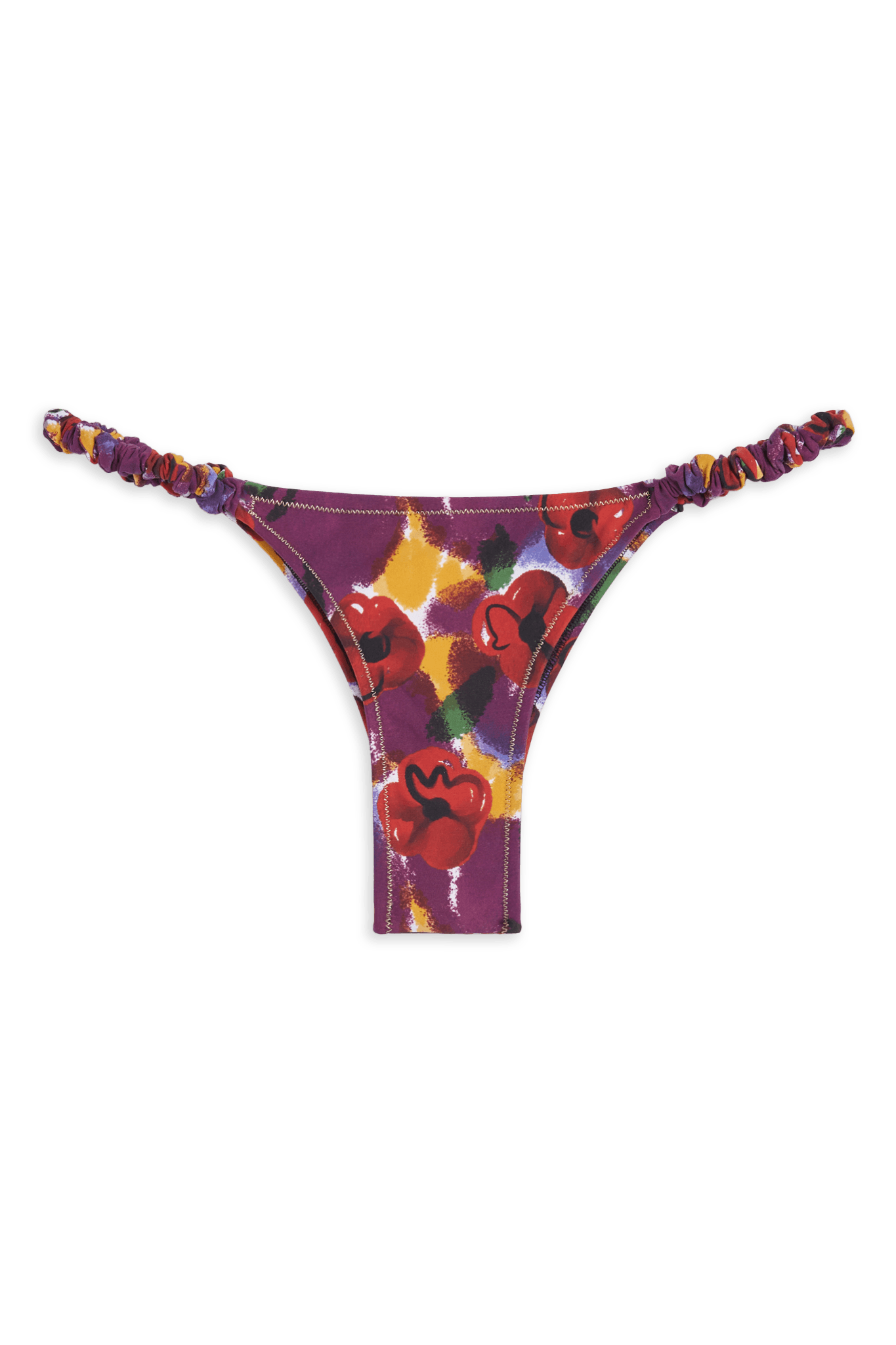 Scrunchie Bikini Bottom // Porto Rafael Print - Reina Olga