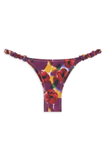 Scrunchie Bikini Bottom // Porto Rafael Print - Reina Olga