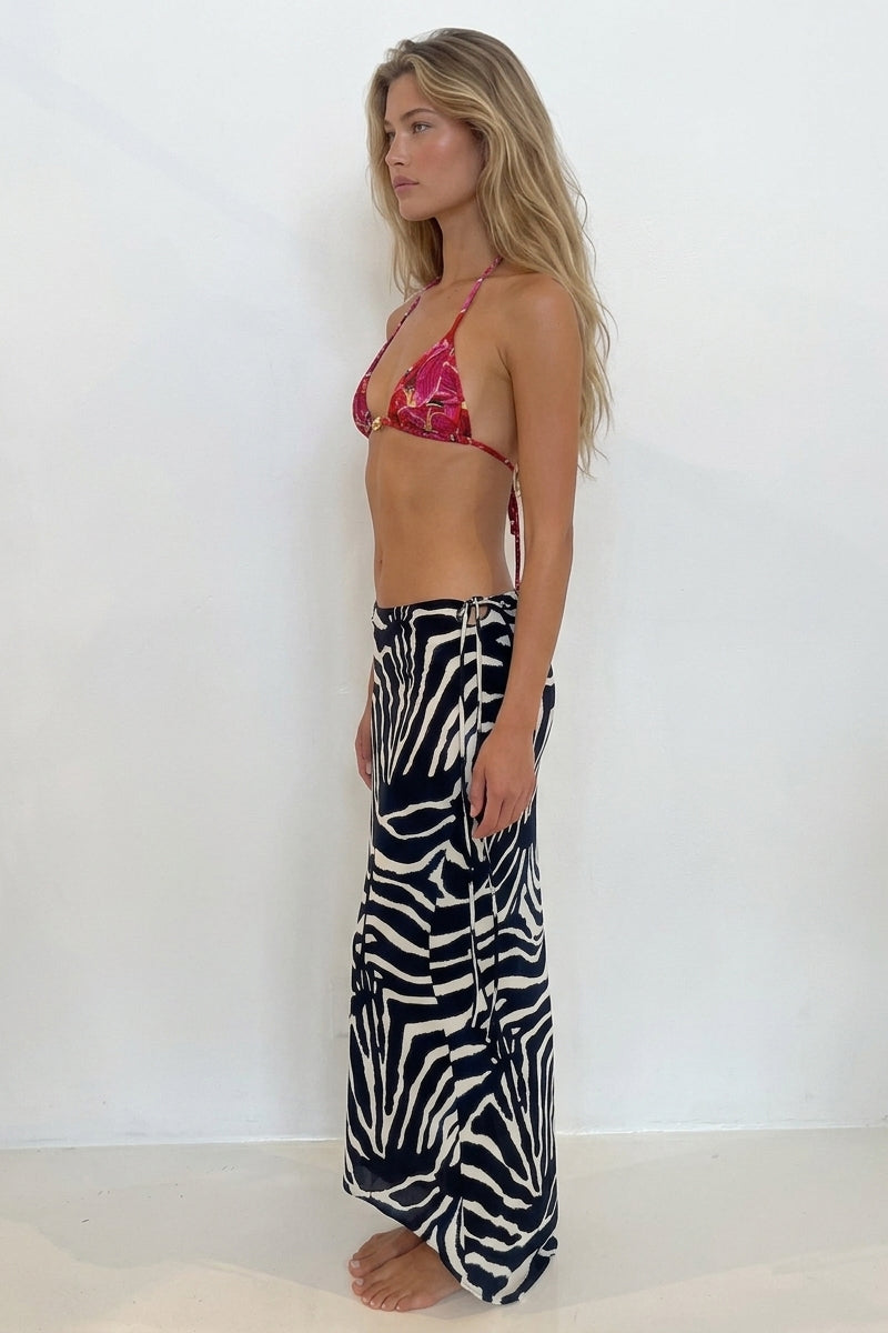 Sirena Skirt // Blue Zebra