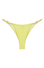 Splash Bikini Bottom // Pastel Yellow Terry - Reina Olga