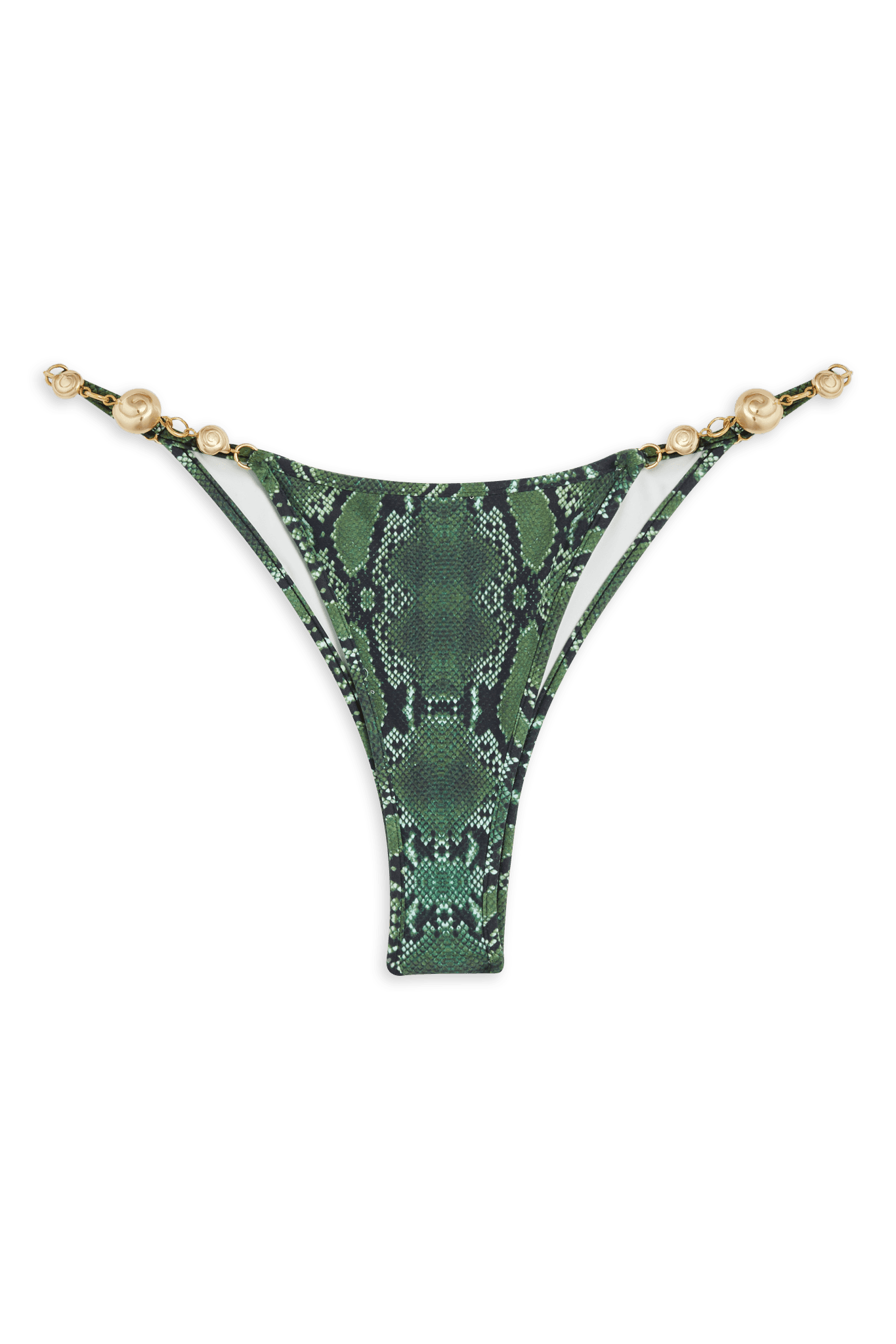 Splash Bikini Bottom // Texas Green Print - Reina Olga