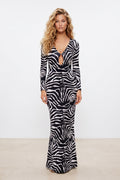 Susanna Dress // Blue Zebra