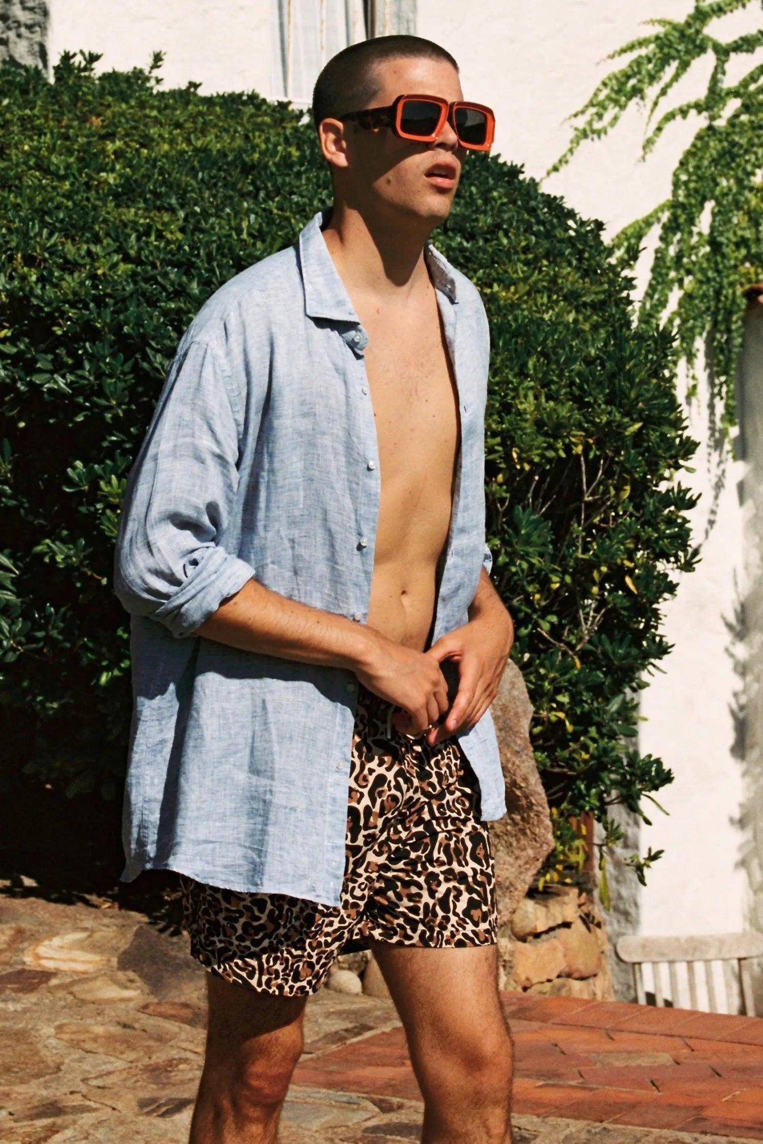 Ercole swim trunk // Brown Leo - Reina Olga - SHORTS