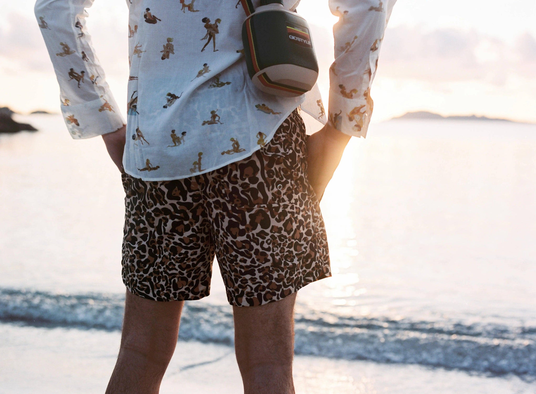 Ercole swim trunk // Camo Leo - Reina Olga - SHORTS