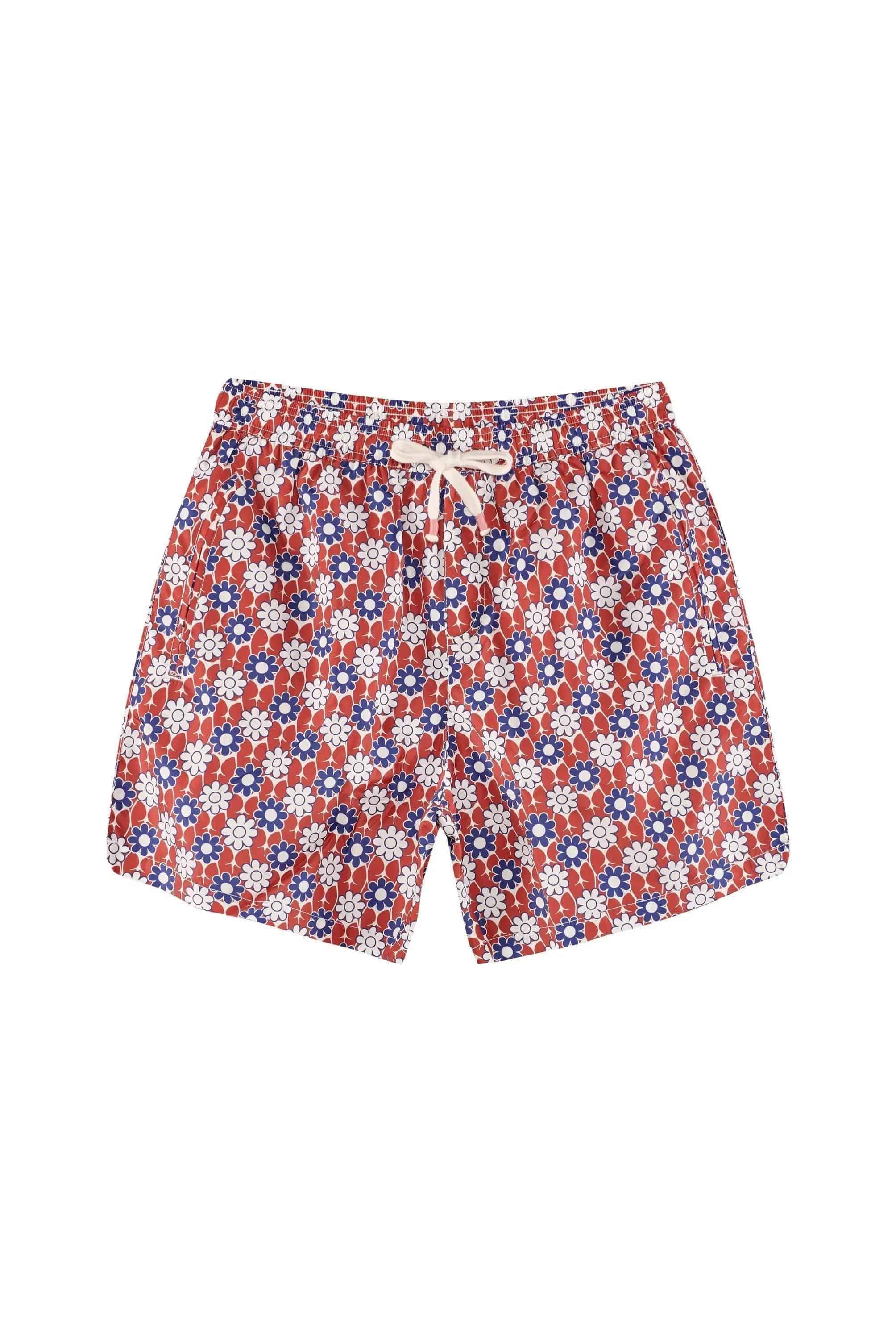 Ercole swim trunk // Terracotta Daisy - Reina Olga - SHORTS