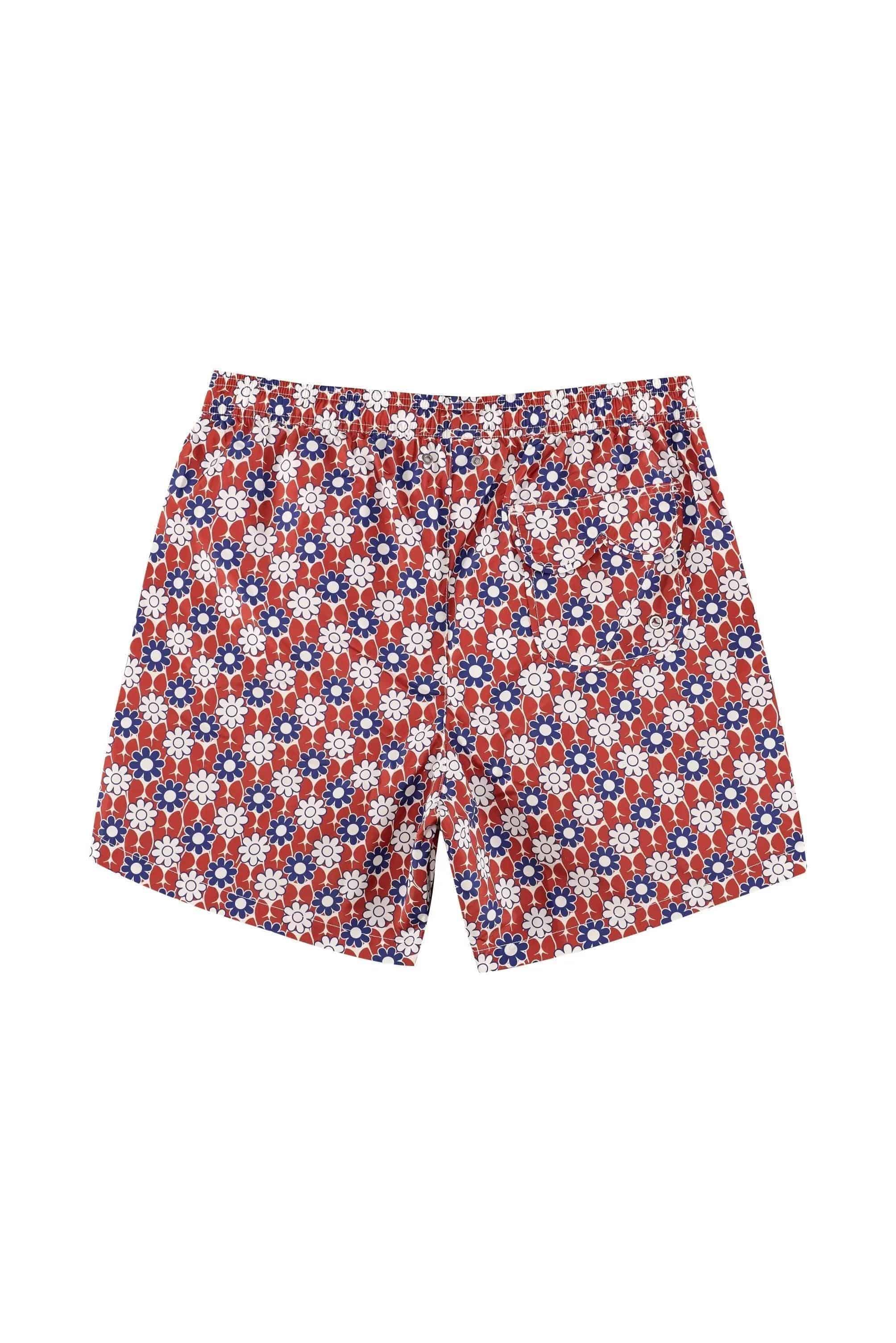 Ercole swim trunk // Terracotta Daisy - Reina Olga - SHORTS